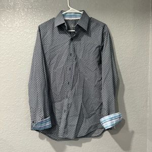 Tasso‎ Elba Long Sleeve Button Up Shirt Men's M